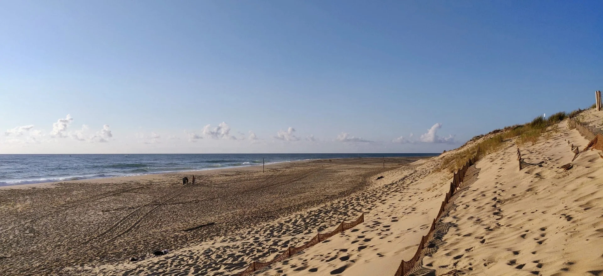 Vue sur la Plage de la Pointe au Cap Ferret