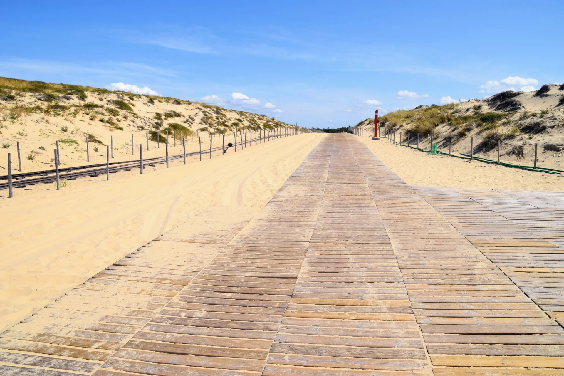Arrivée sur la plage de l'Horizon, Cap Ferret