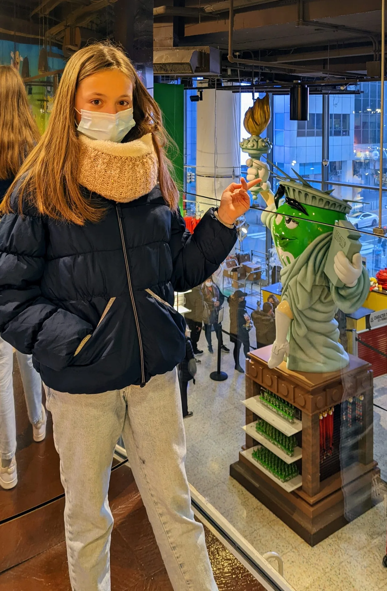 Statut de la Liberté version M&M's, New-York