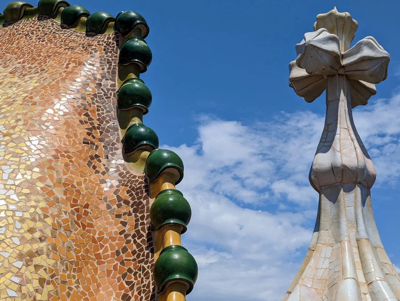 Toiture de la Casa Batlló, Barcelone