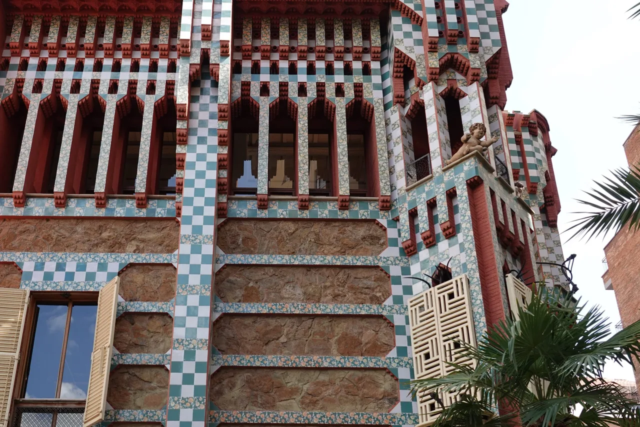 Façade de la Casa Vicens