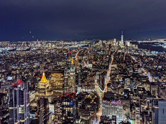 Vue panoramique depuis l'Empire State Building