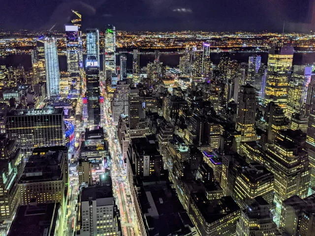 Vue panoramique depuis l'Empire State Building