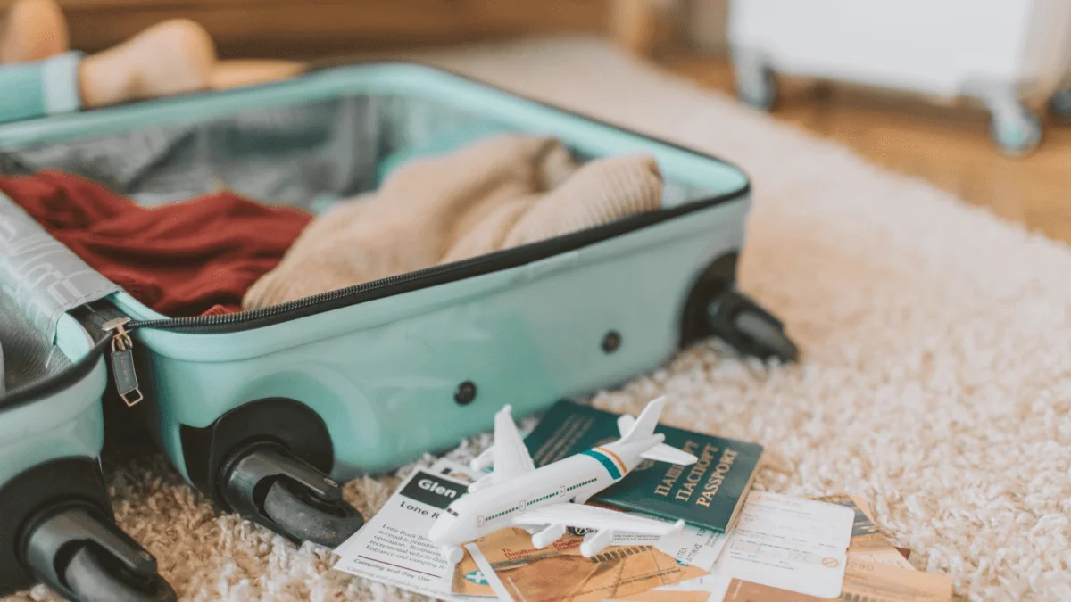 Valise en préparation